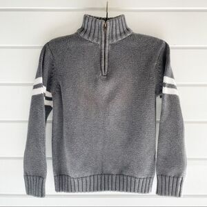 Old Navy Boys Mock Neck 1/4 Zip Cotton Sweater Size Medium/8
